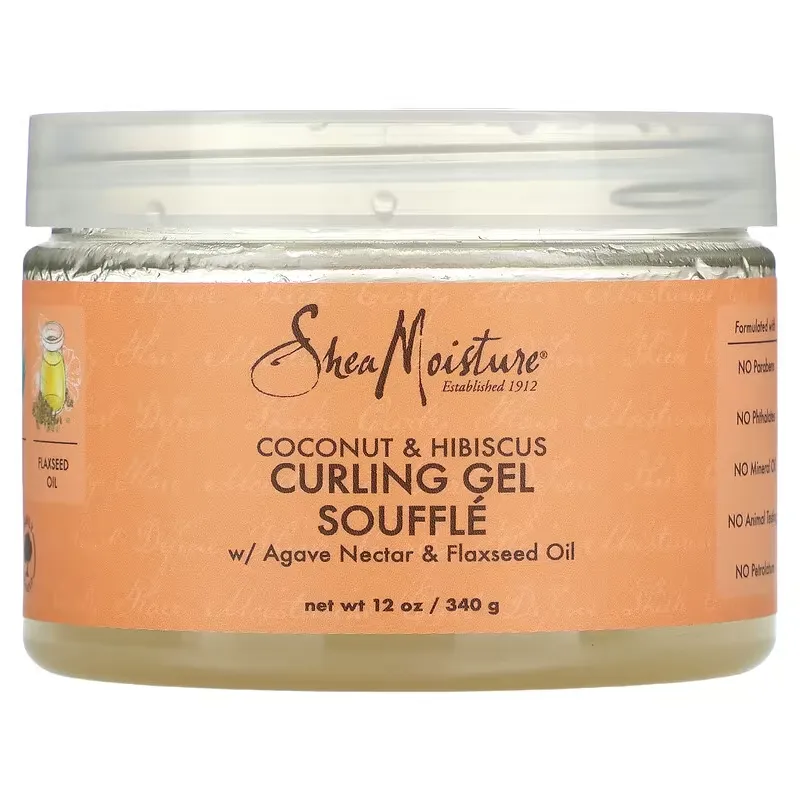 Curling Gel Souffle, Coconut & Hibiscus, 12 oz (340 g)