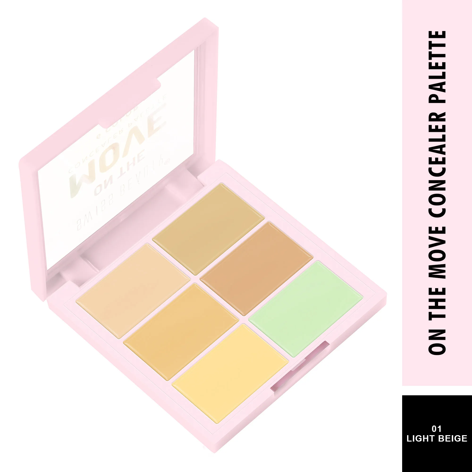 Swiss Beauty On The Move Concealer Palette - Light Beige