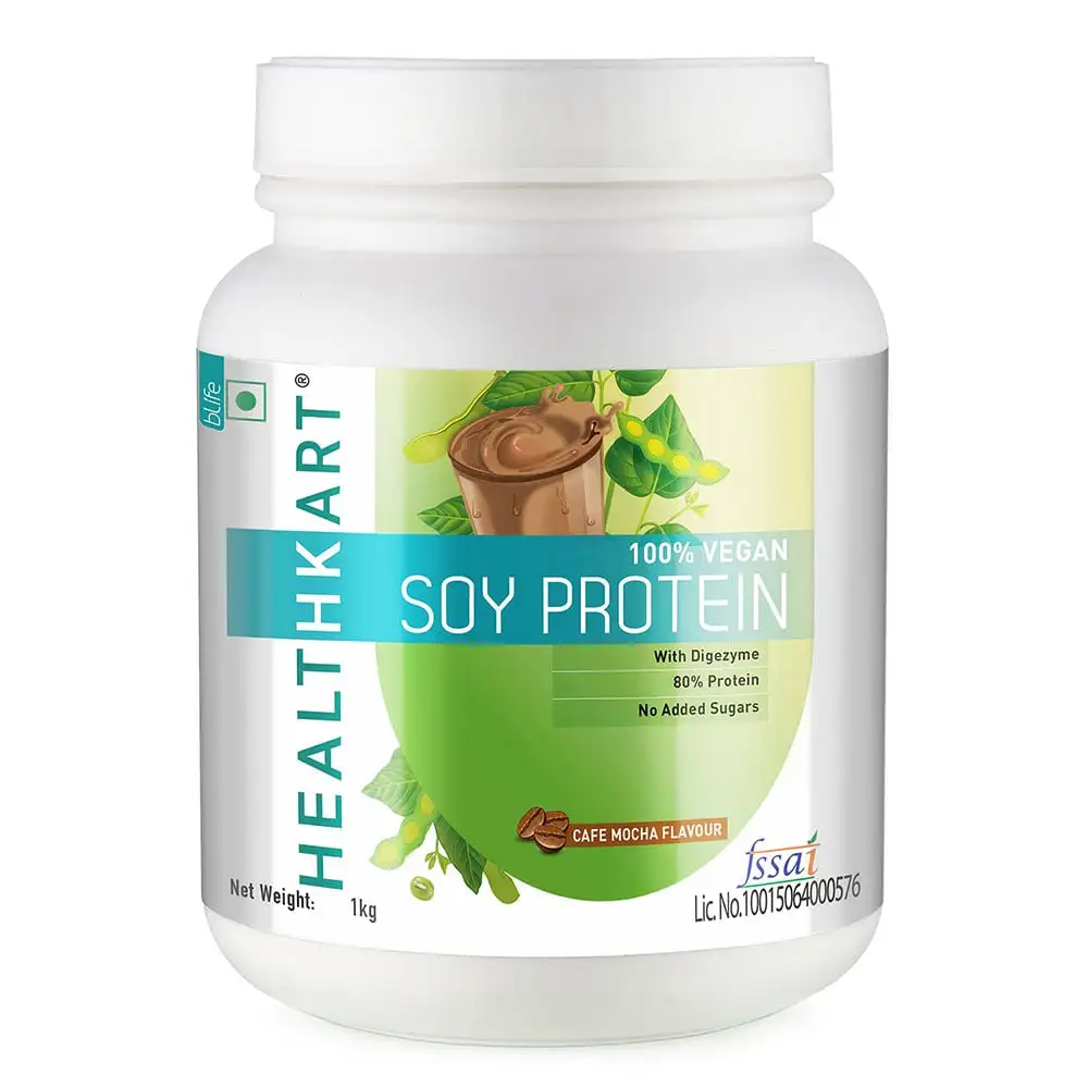 Healt 100% Vegan Soy Protein,  2.2 lb  Cafe Mocha