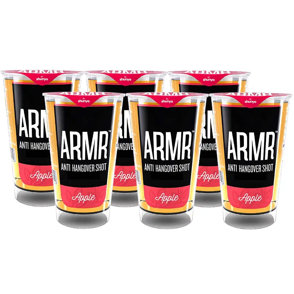 ARMR Anti Hangover Shot,  6 Piece(s)/Pack  Apple