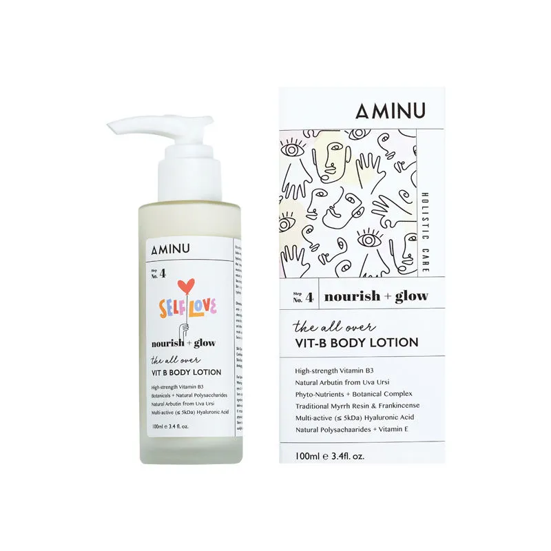 Aminu Vit B Body Lotion for Brightening, Healing & Nourshing