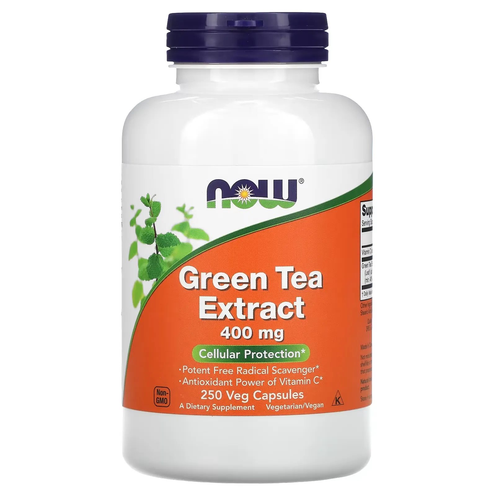 Green Tea Extract, 400 mg, 250 Veg Capsules