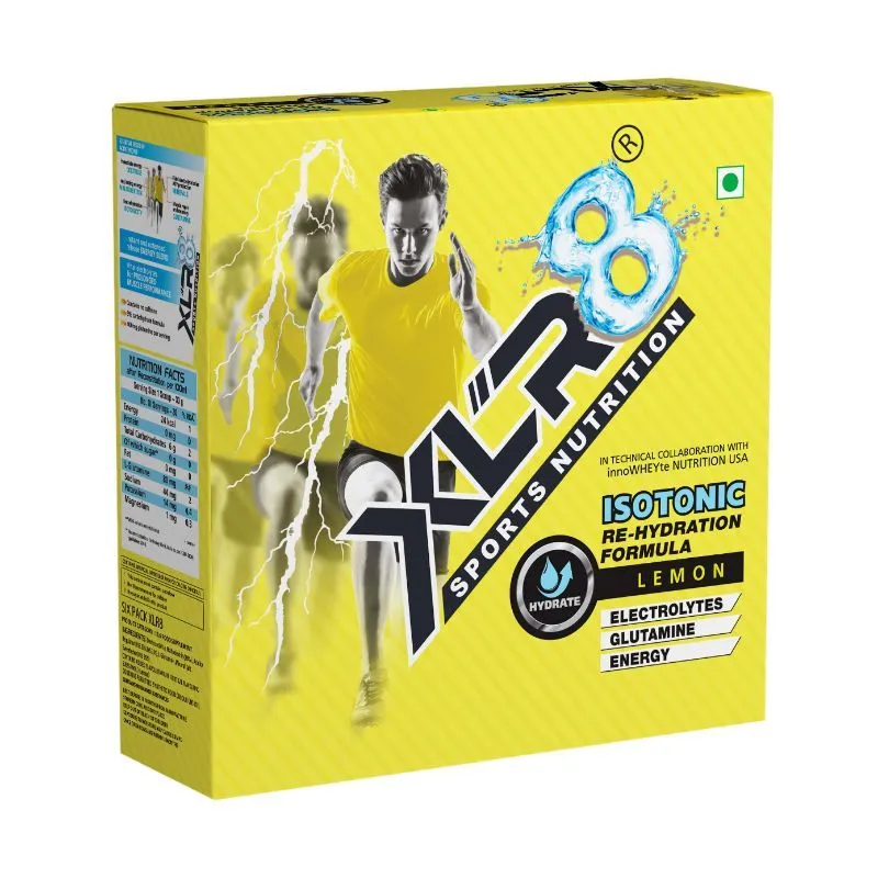 XLR8 Sports Nutrition Isotonic Re-hydration Instant Formula - Lemon