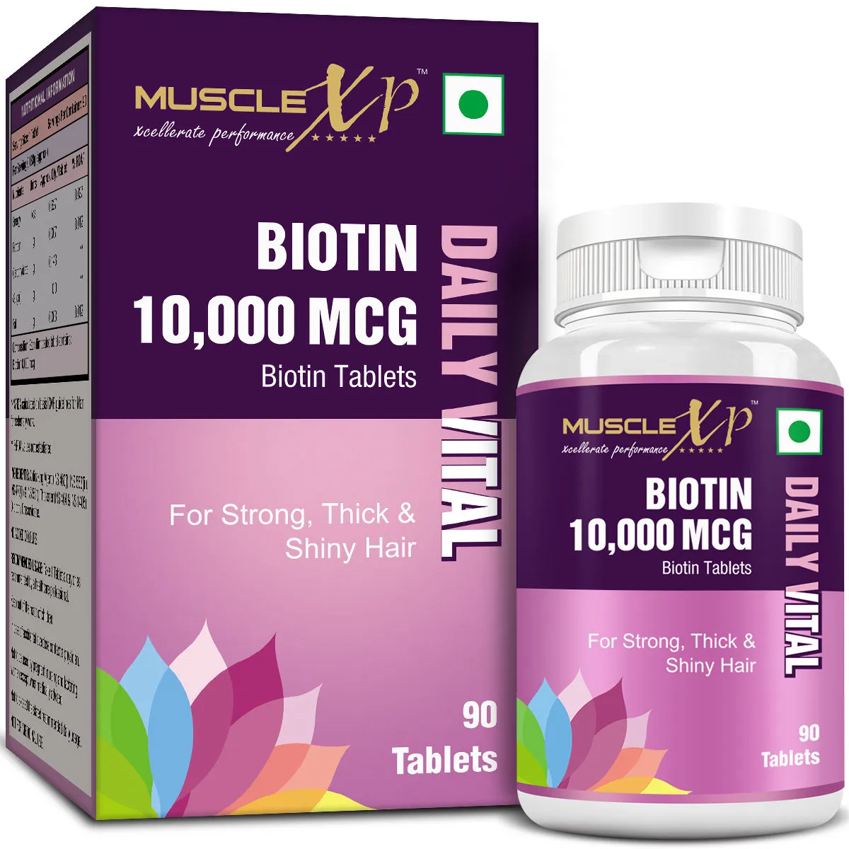 MuscleXP Biotin 10,000 mcg 90 tablets