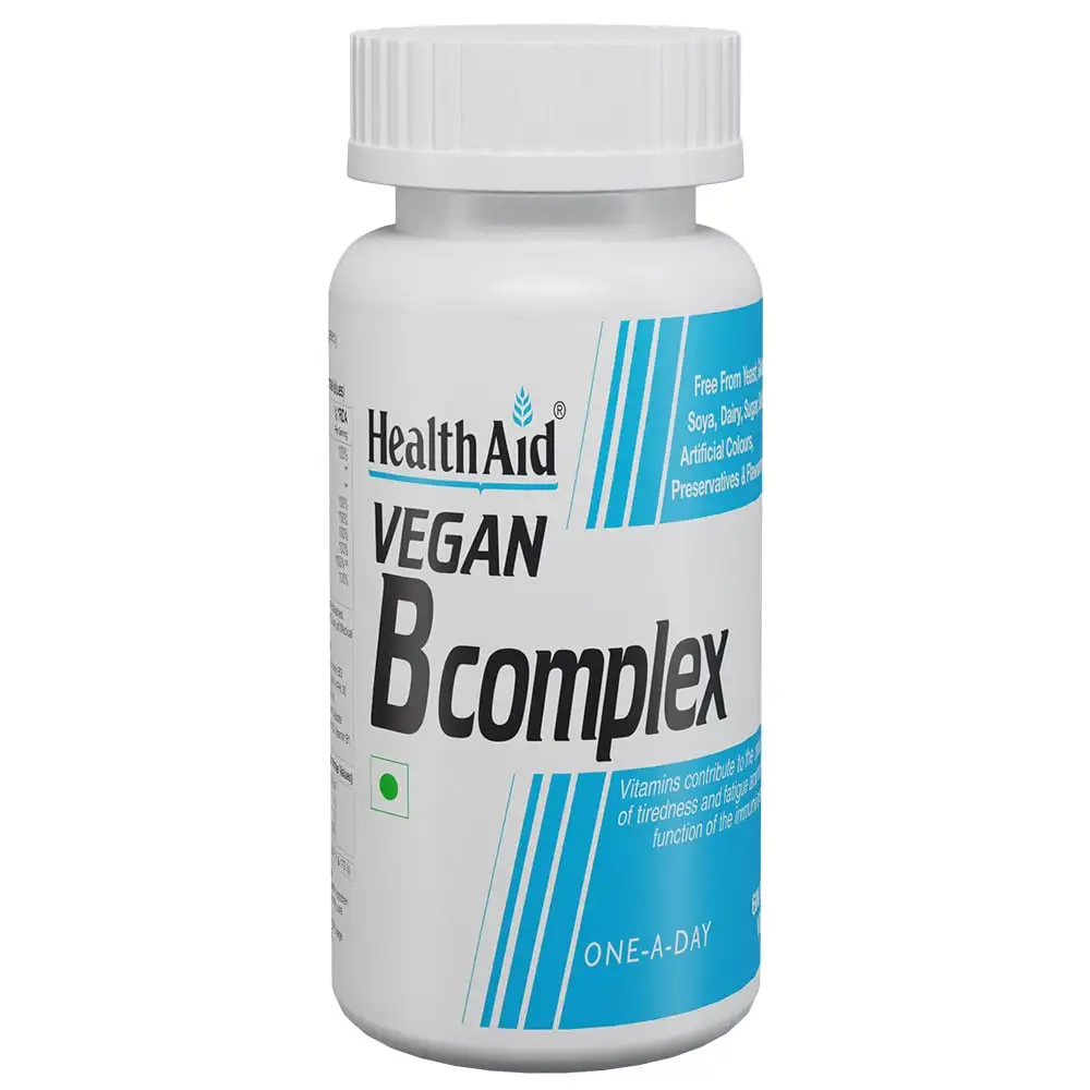 HealthAid Vegan B Complex,  60 tablet(s)  Unflavoured