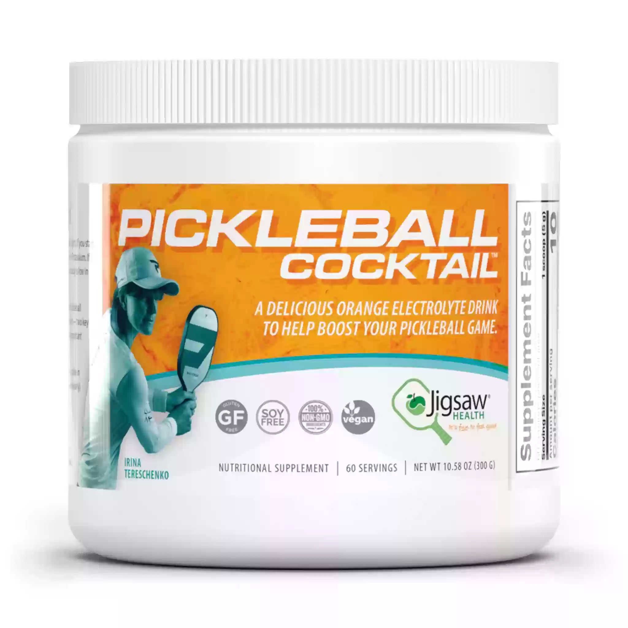 Pickleball Cocktail, Orange Electrolyte Drink, 10.58 oz (300 g)