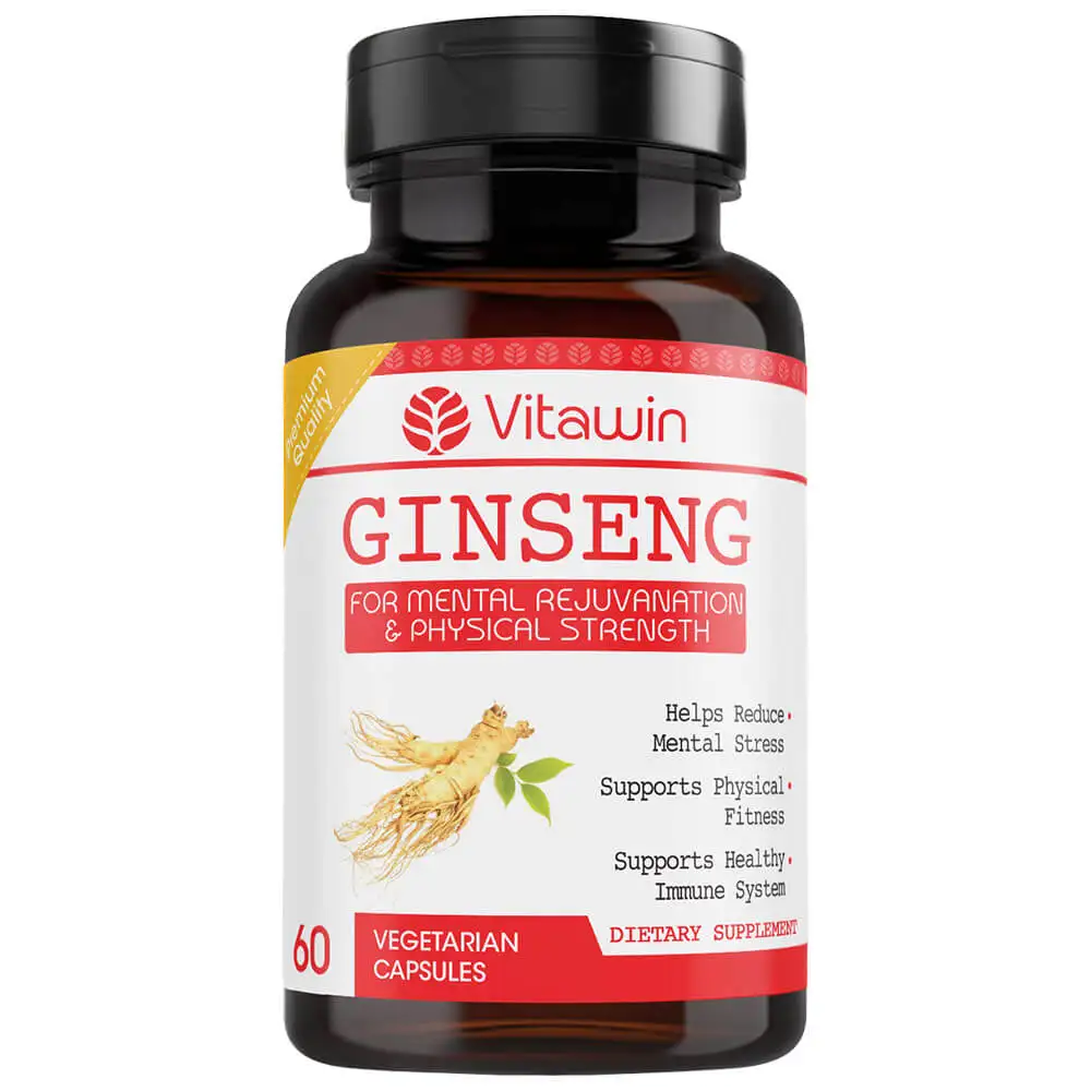 VITAWIN Ginseng (500 mg),  60 capsules