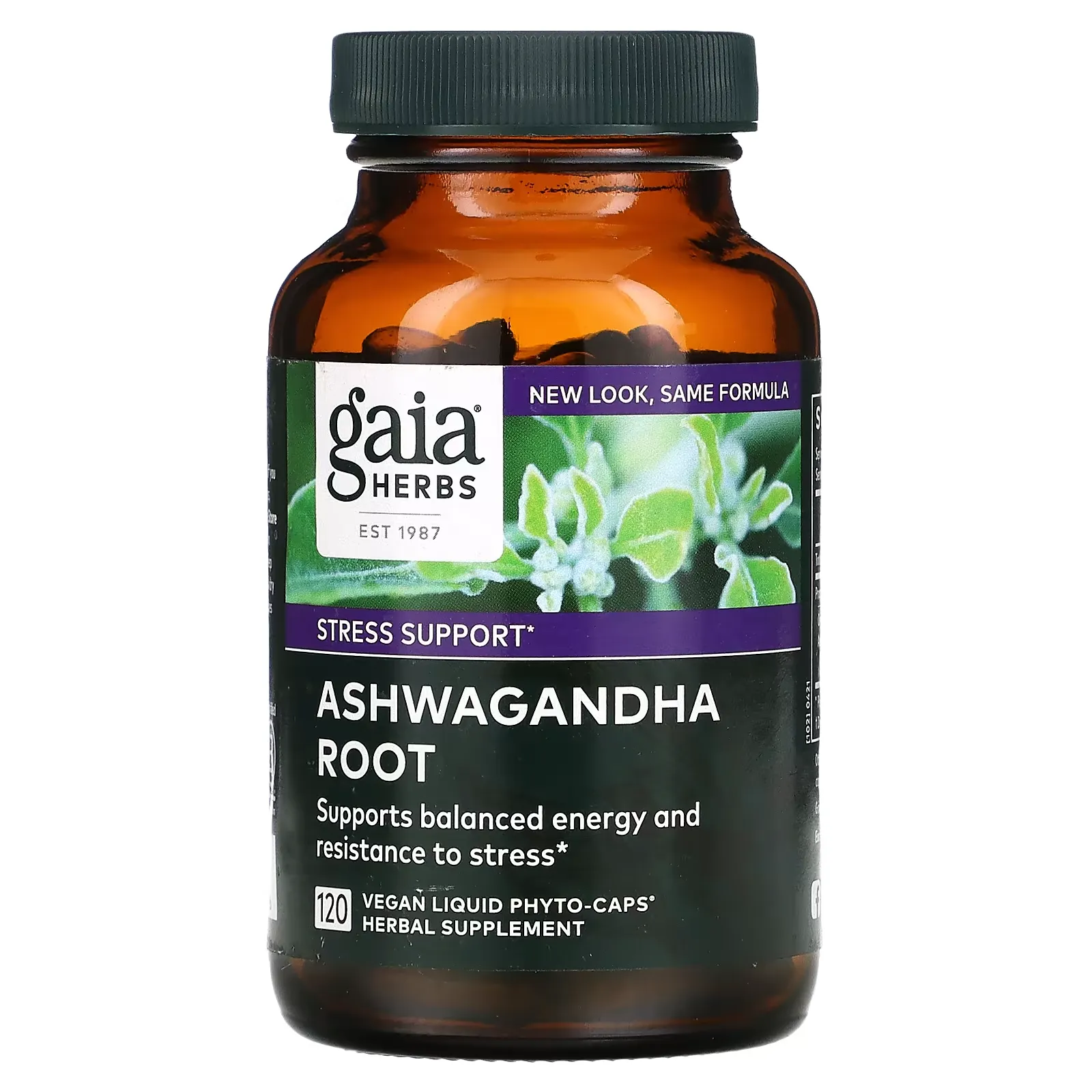 Ashwagandha Root, 120 Vegan Liquid Phyto-Caps