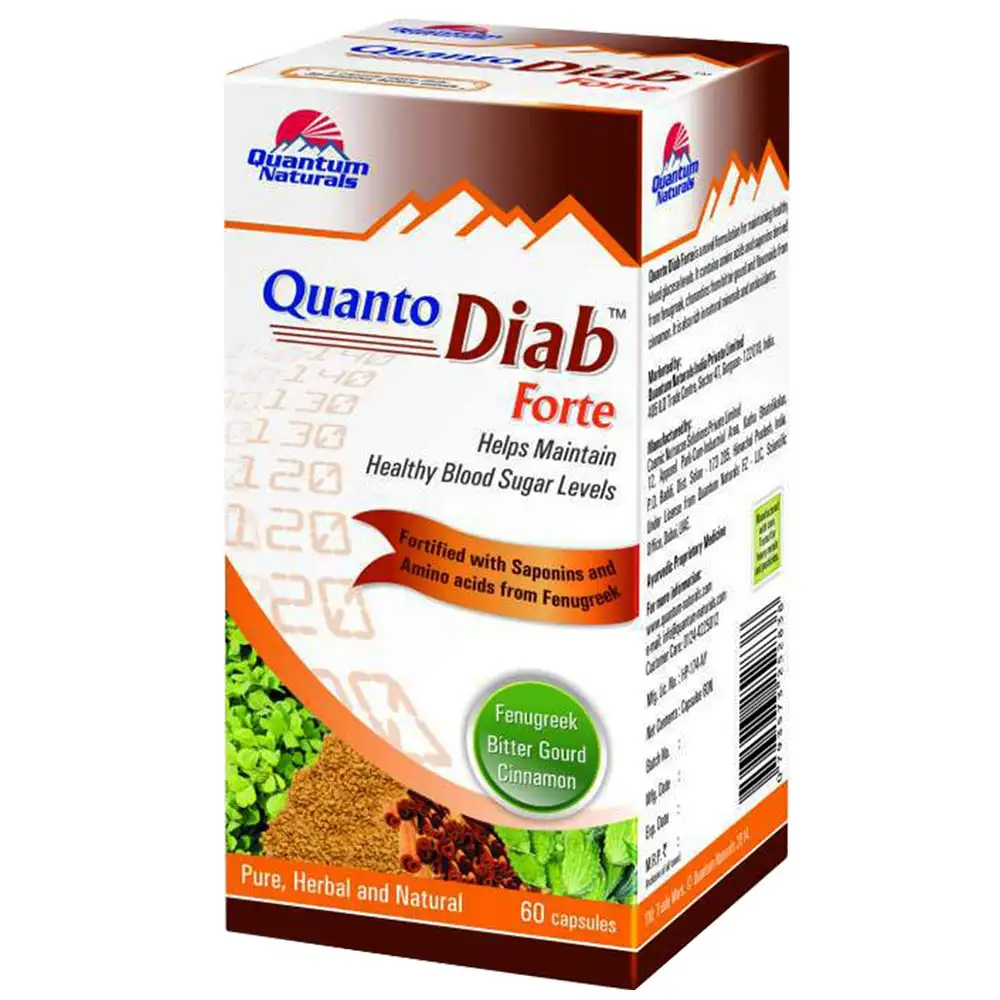 Quantum Naturals Quanto Diab Forte,  60 capsules