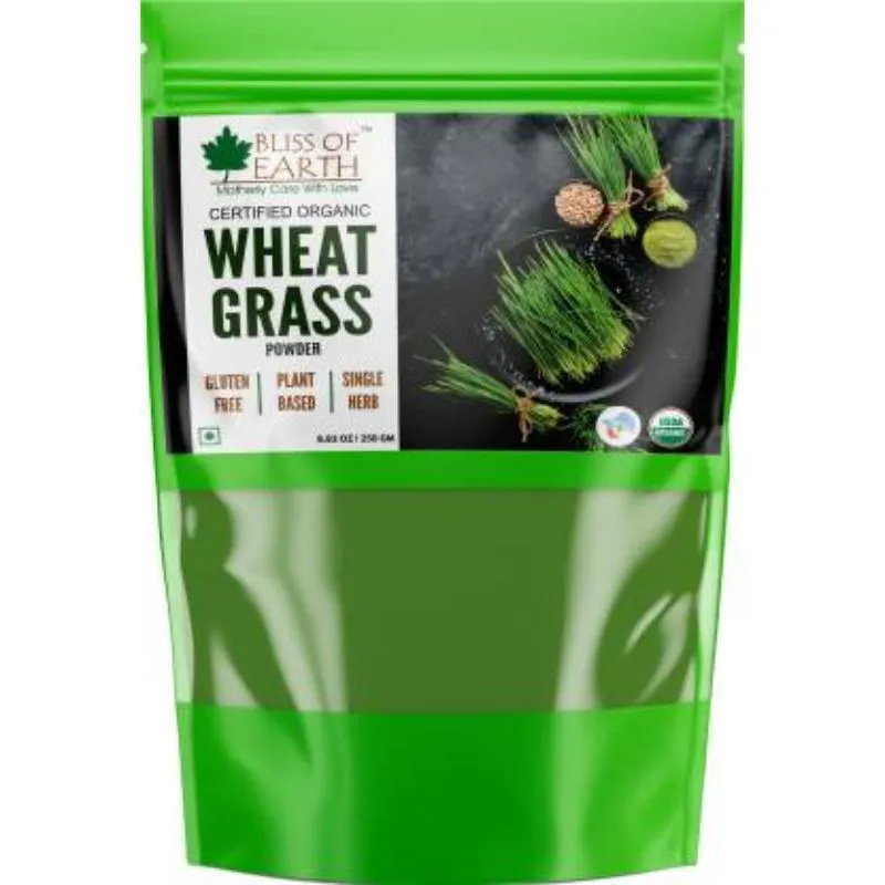 Bliss Of Earth Organic Wheat Grass Powder