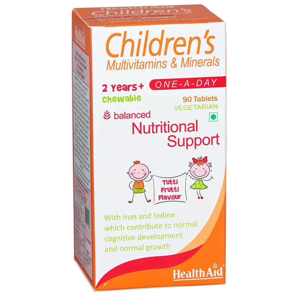 HealthAid Children's Multivitamins & Minerals,  90 chewable tablet(s)  Tutti Frutti