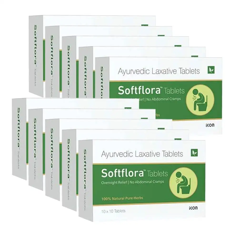 Softflora Laxative (Pack of 10),  10 tablet(s)