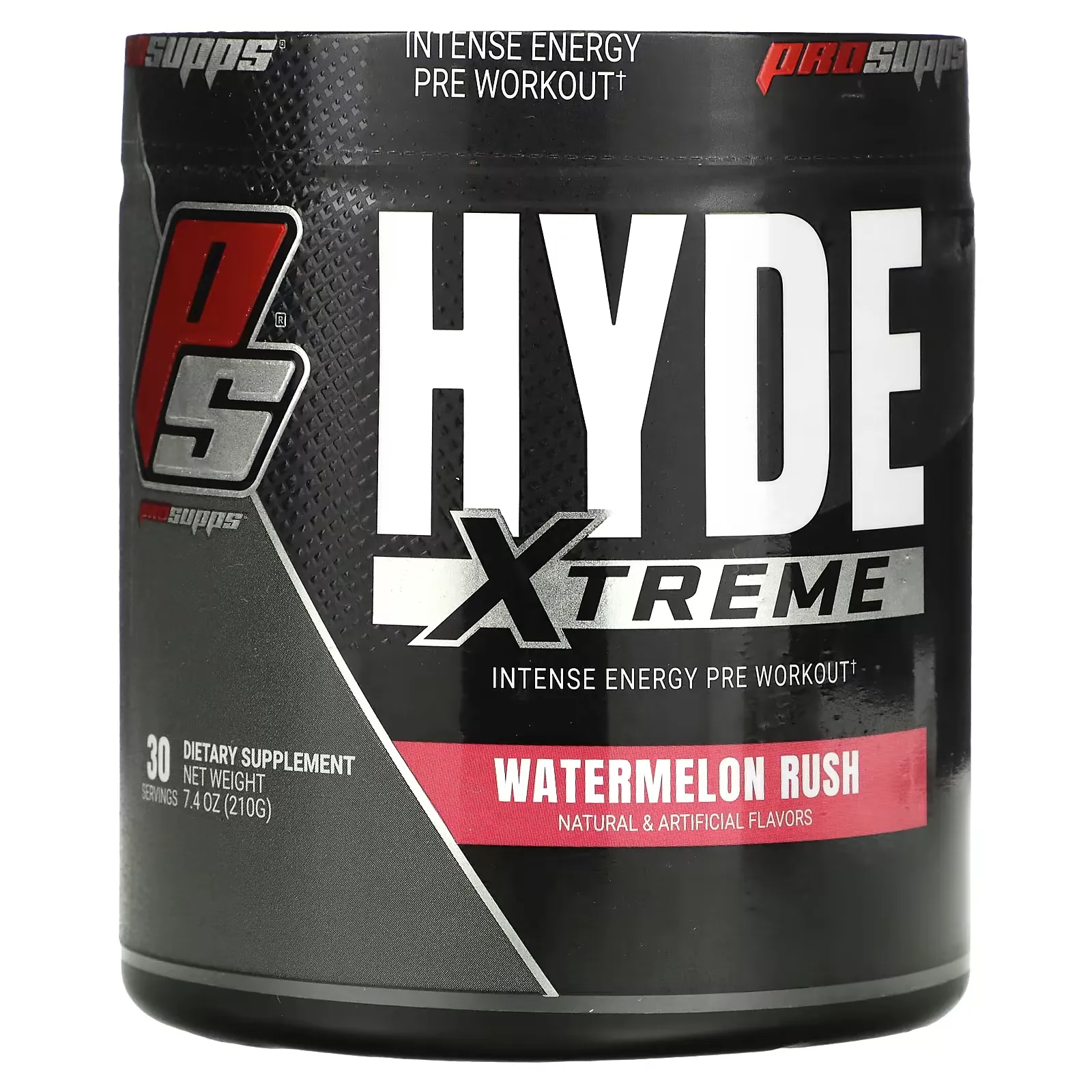 Hyde Xtreme, Intense Energy Pre Workout, Watermelon Rush, 7.4 oz (210 g)