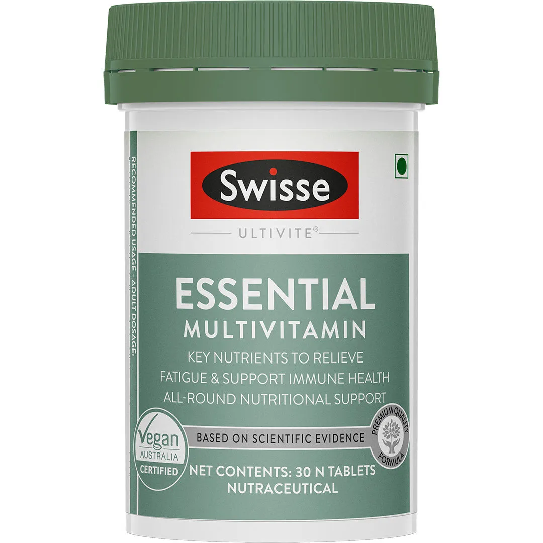 Swisse Ultivite Essential Multivitamin To Relieve Fatigue & Support Immune Health