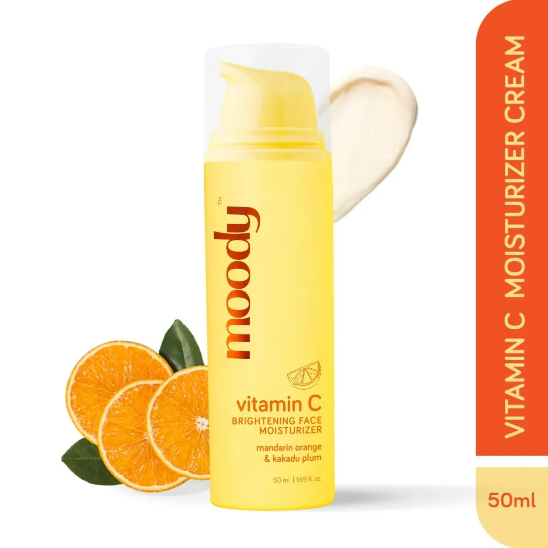 Moody Vitamin C Brightening Face Moisturizer With Mandarin Orange & Kakadu Plum