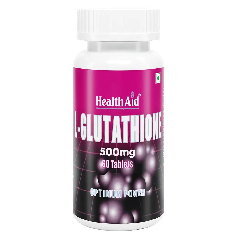 HealthAid L-Glutathione 500mg,  60 tablet(s)