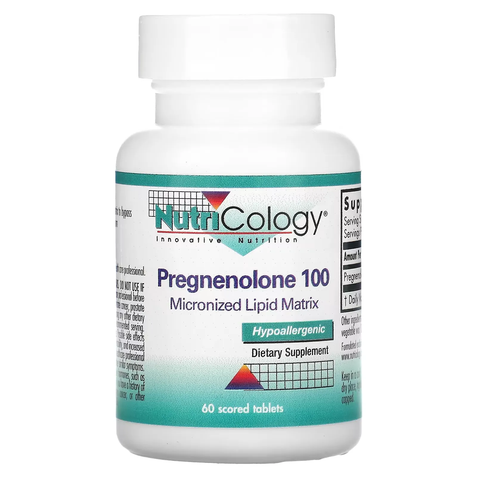 Pregnenolone 100, 60 Scored Tablets