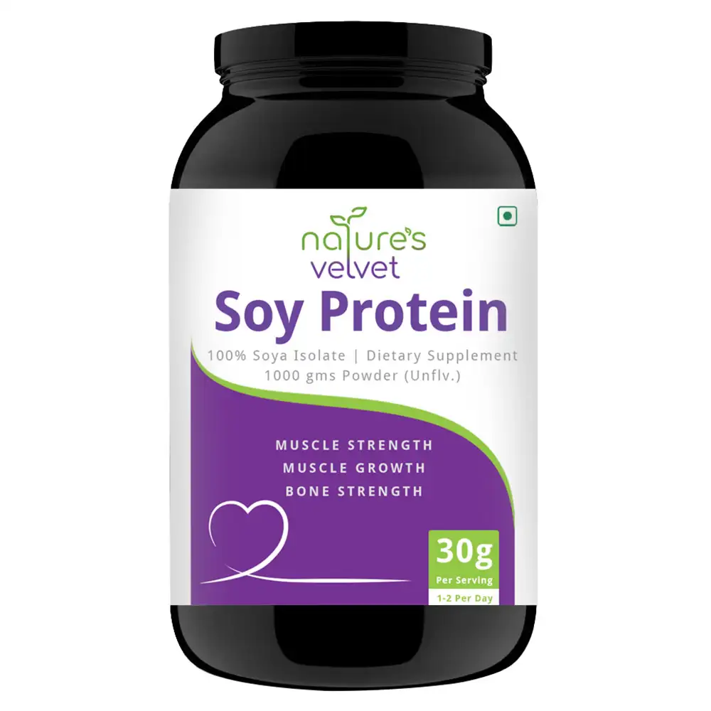 Natures Velvet 100 % Soy Protein Isolate,  2.2 lb  Unflavoured