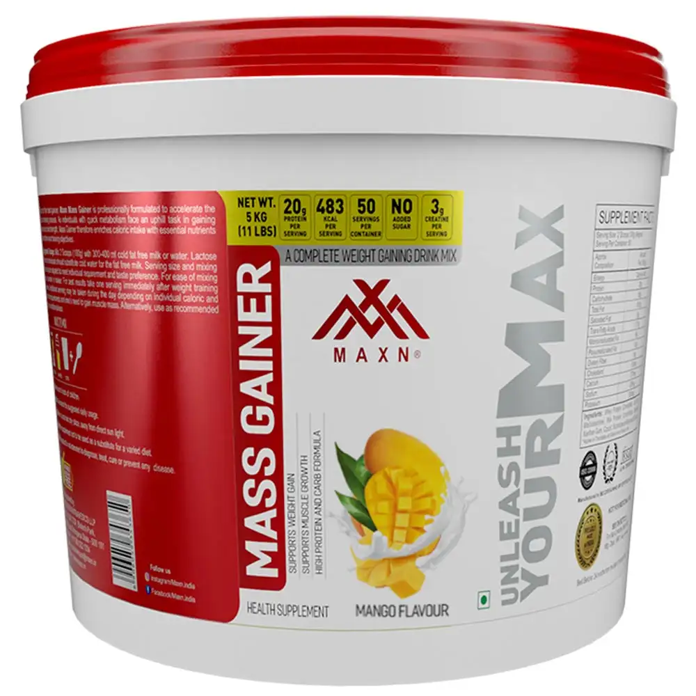 Maxn Mass Gainer,  11 lb  Mango