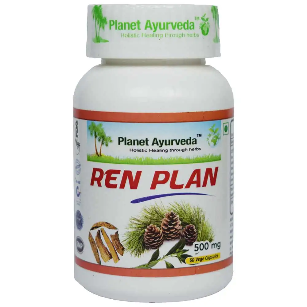 Planet Ayurveda Ren Plan 500 mg,  60 veggie capsule(s)