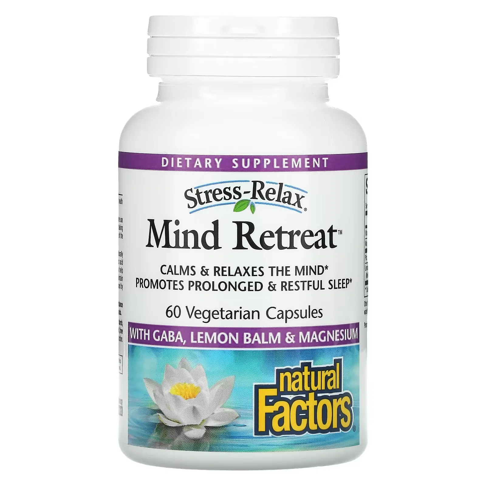 Stress-Relax, Mind Retreat, 60 Vegetarian Capsules