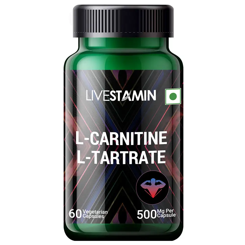 Livestamin L Carnitine L Tartrate,  60 capsules  Unflavoured