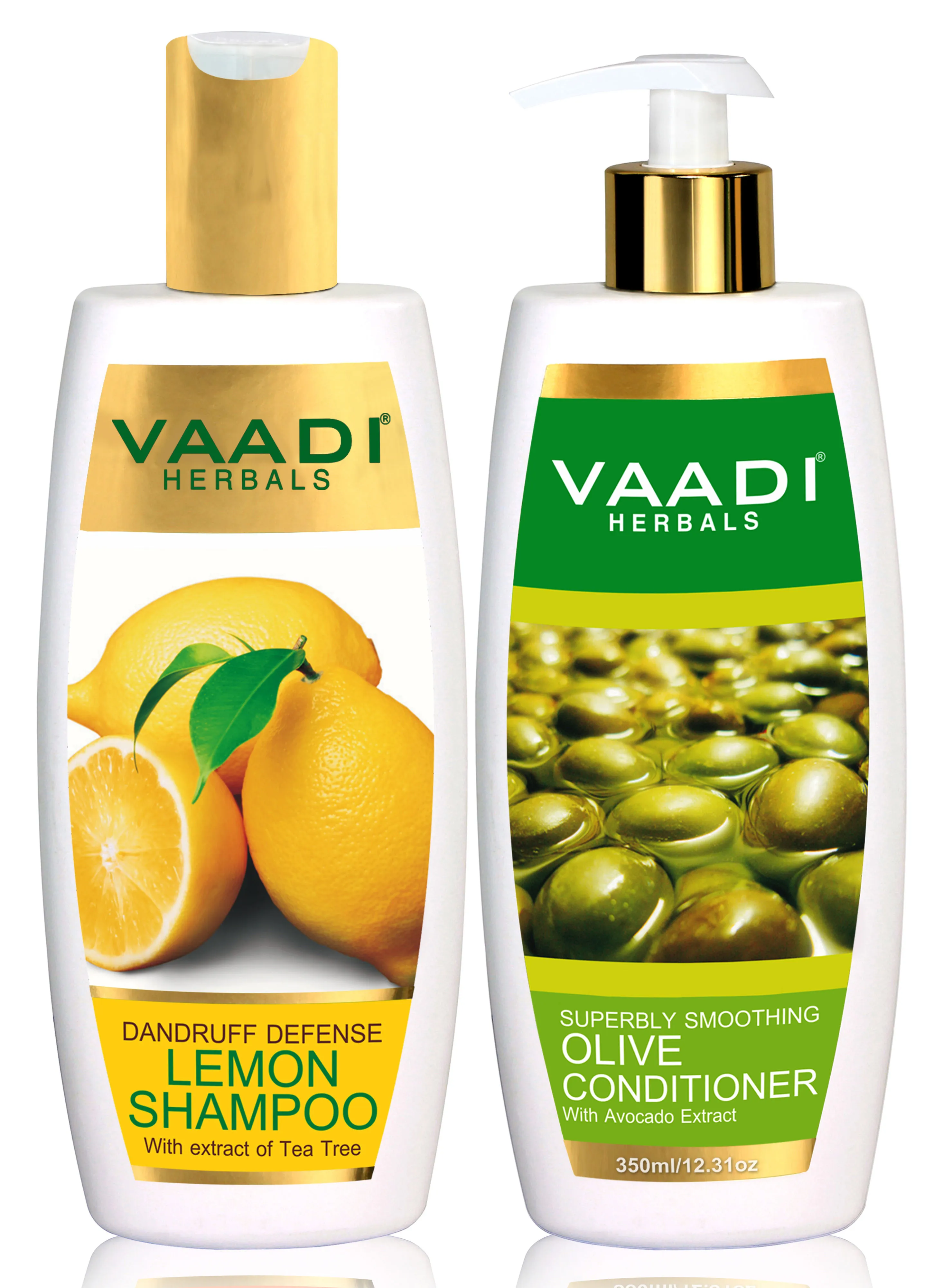 Vaadi Herbals Dandruff Defense Lemon Shampoo With Olive Conditioner