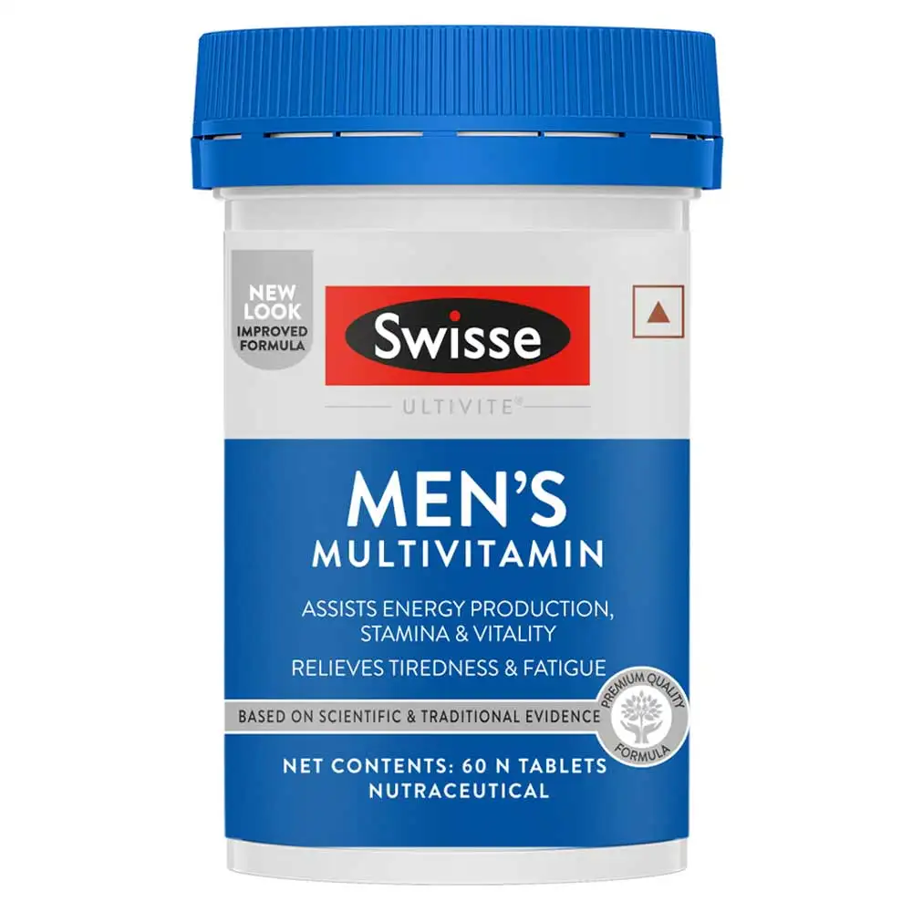 Swisse Mens Ultivite Multivitamin,  60 tablet(s)  Unflavoured