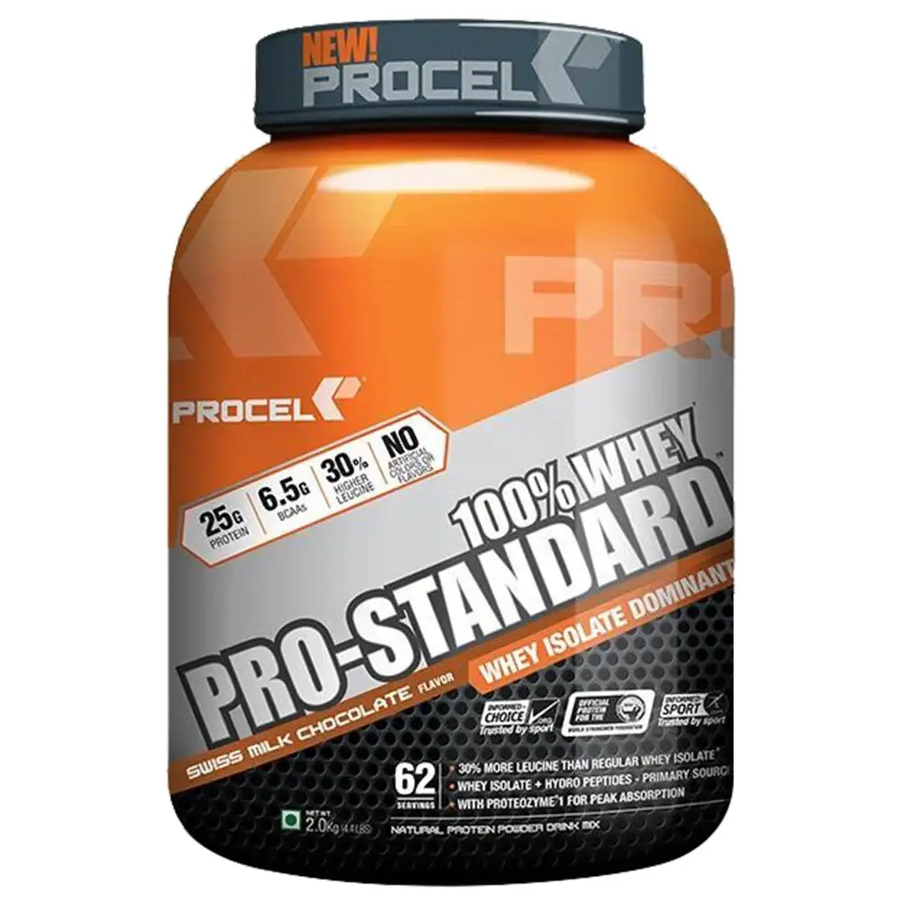 Procel 100% Whey Pro Standard,  4.4 lb  Swiss Milk Chocolate