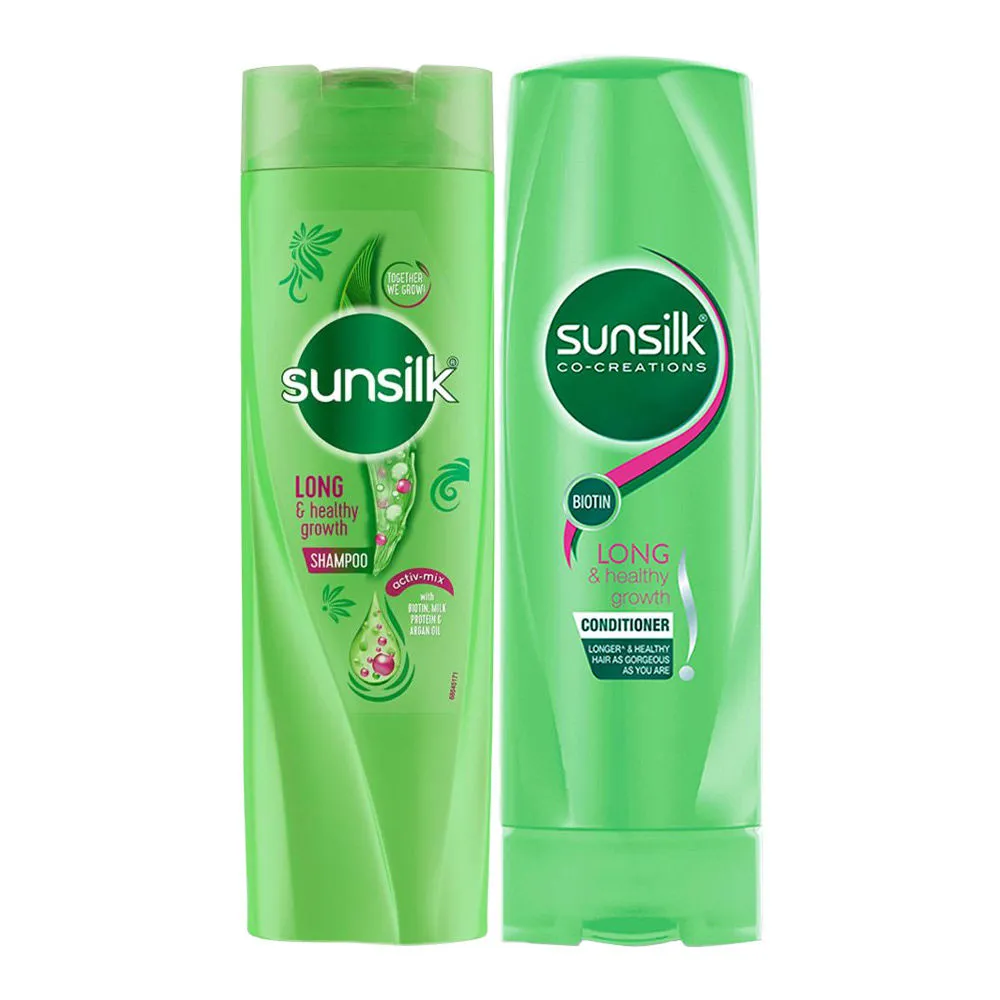 Sunsilk Long & Healthy Growth Shampoo + Conditioner Combo