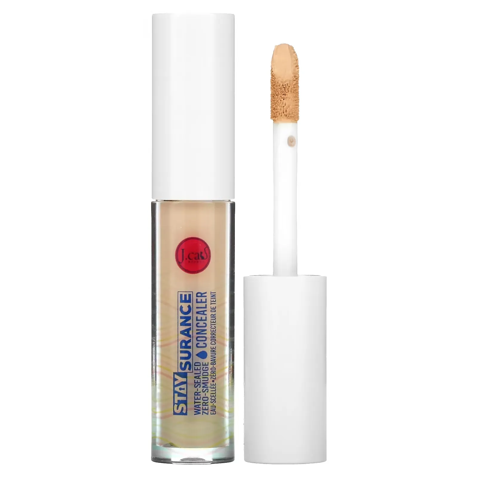 Staysurance, Water-Sealed Zero-Smudge Concealer, SHC107 Custard, 0.16 fl oz (4.8 ml)