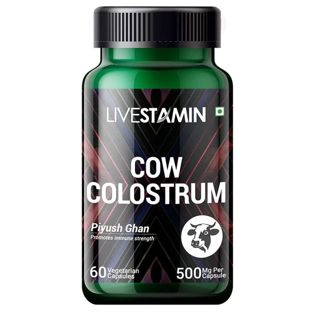 Livestamin Cow Colostrum,  60 capsules