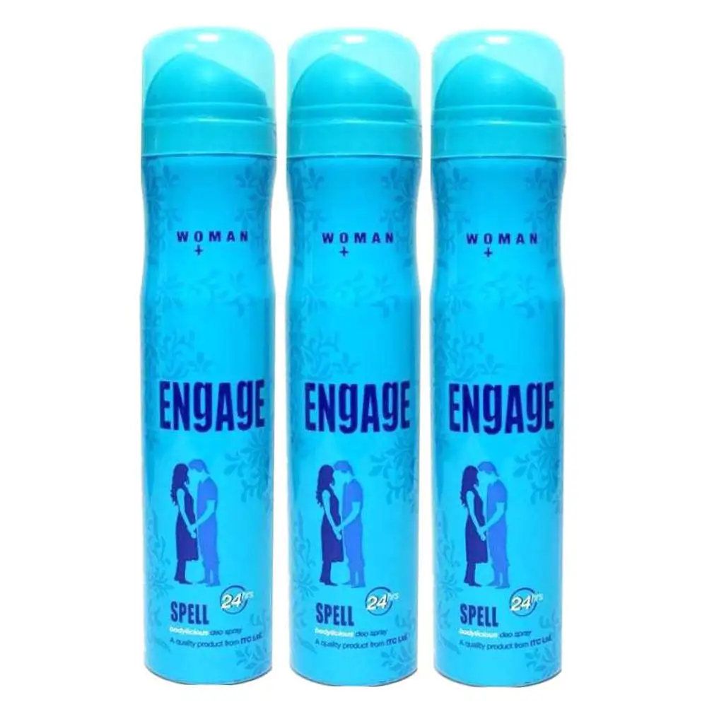 Engage Spell Deo Pack of 3,  165 ml  for Women