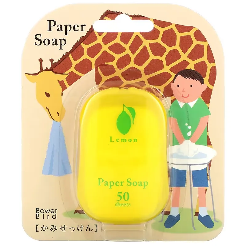 Paper Soap, Lemon,  50 Sheets