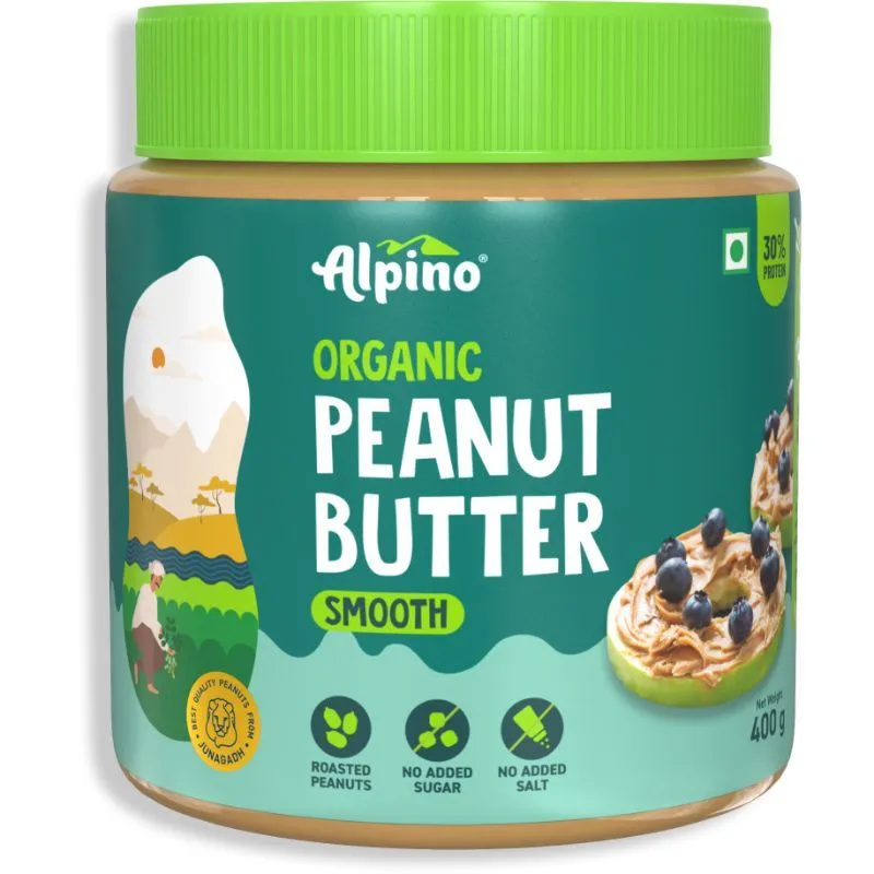 Alpino Organic Natural Peanut Butter Smooth