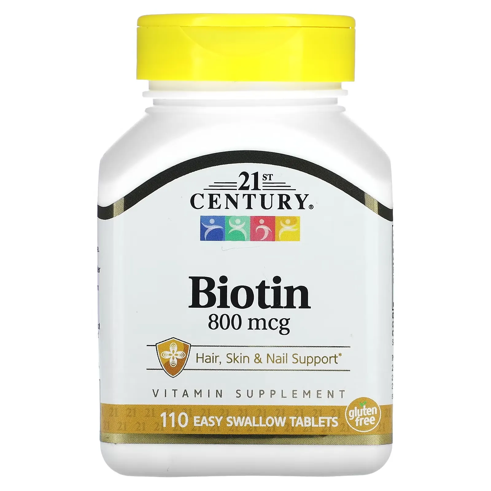 Biotin, 800 mcg, 110 Easy Swallow Tablets