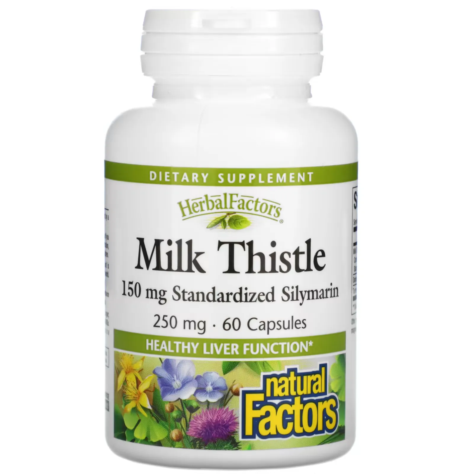 Milk Thistle, 250 mg, 60 Capsules