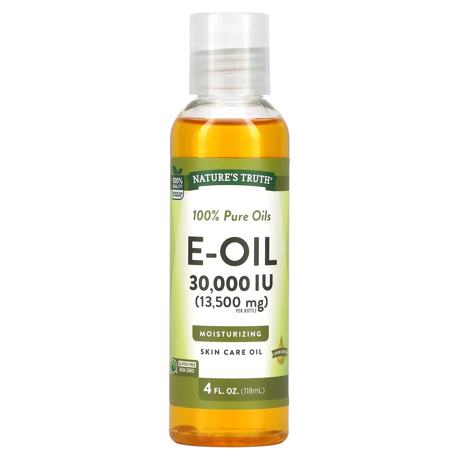 E-Oil, Lemon, 30,000 IU (13,500 mg), 4 fl oz (118 ml)