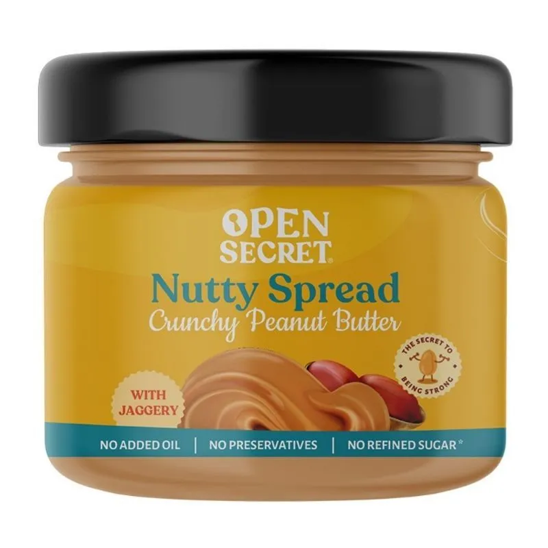 Open Secret Crunchy Peanut Butter Spread