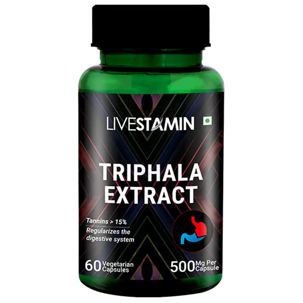 Livestamin Triphala Extract,  60 capsules