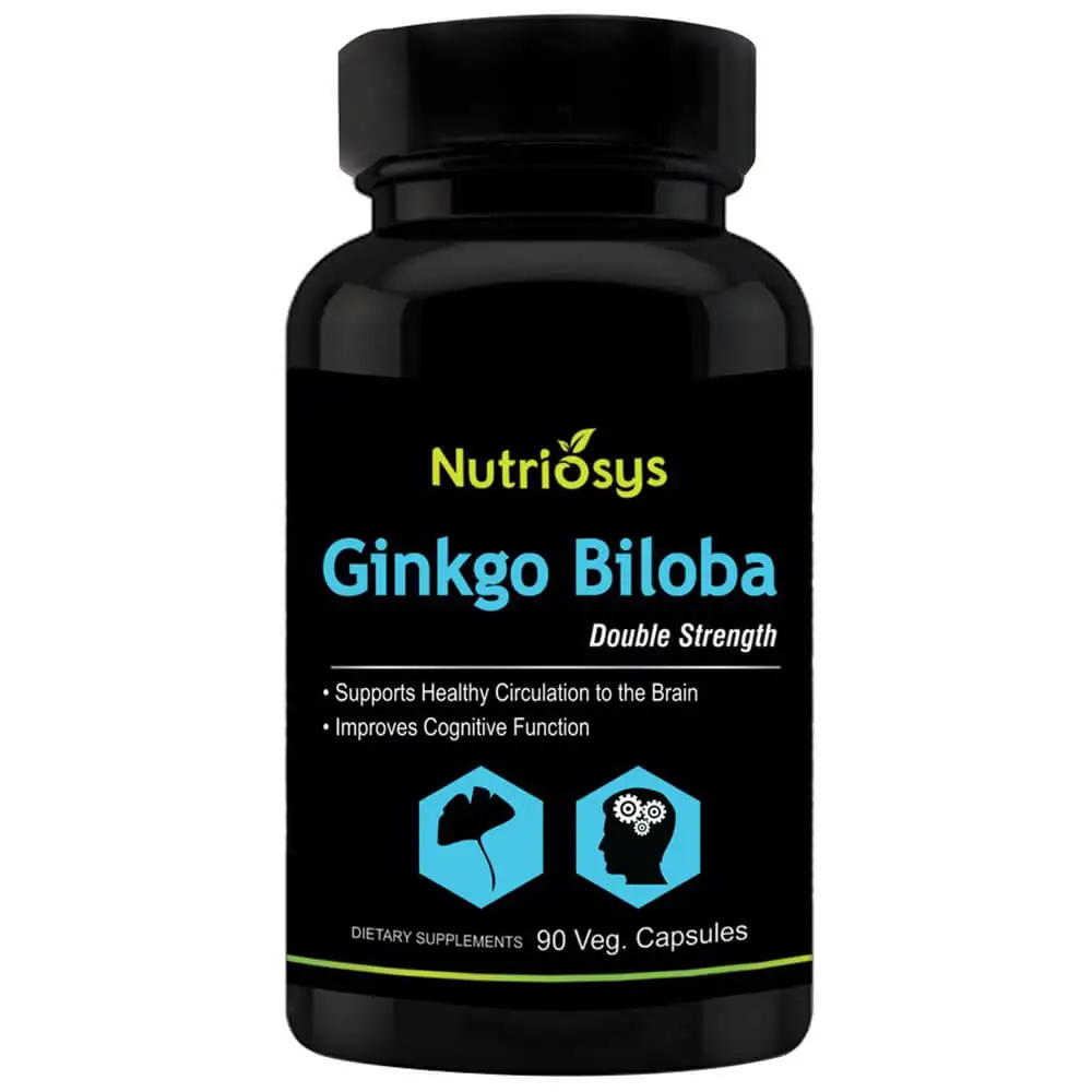 Nutriosys Ginkgo Biloba Double Strength,  90 capsules