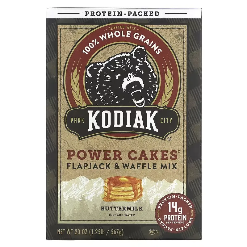 Power Cakes, Flapjack & Waffle Mix, Buttermilk, 20 oz (567 g)