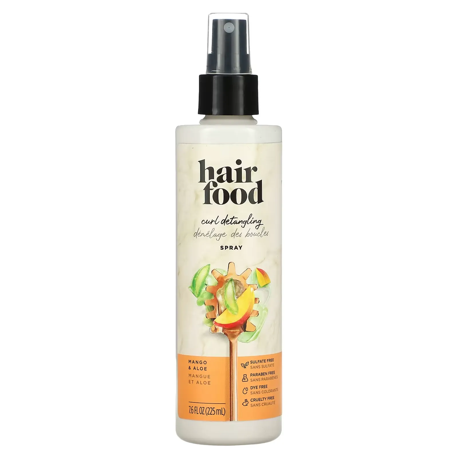 Curl Detangling Spray, Mango & Aloe, 7.6 fl oz (225 ml)