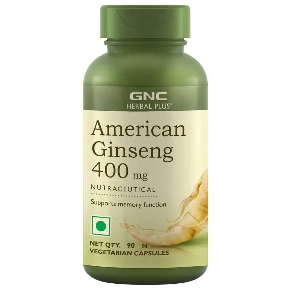 GNC Herbal Plus American Ginseng 400 mg,  90 capsules