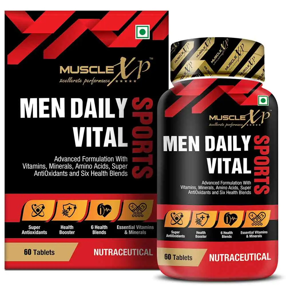 MuscleXP Men Daily Sports MultiVitamin,  60 tablet(s)  Unflavoured