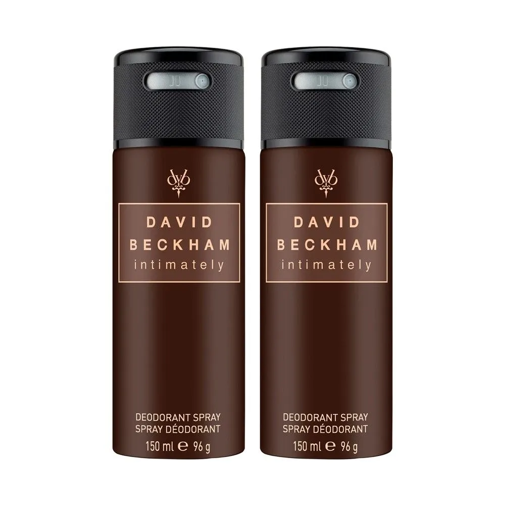 David Beckham Intimately Man Deodorant Spray (Pack Of 2)