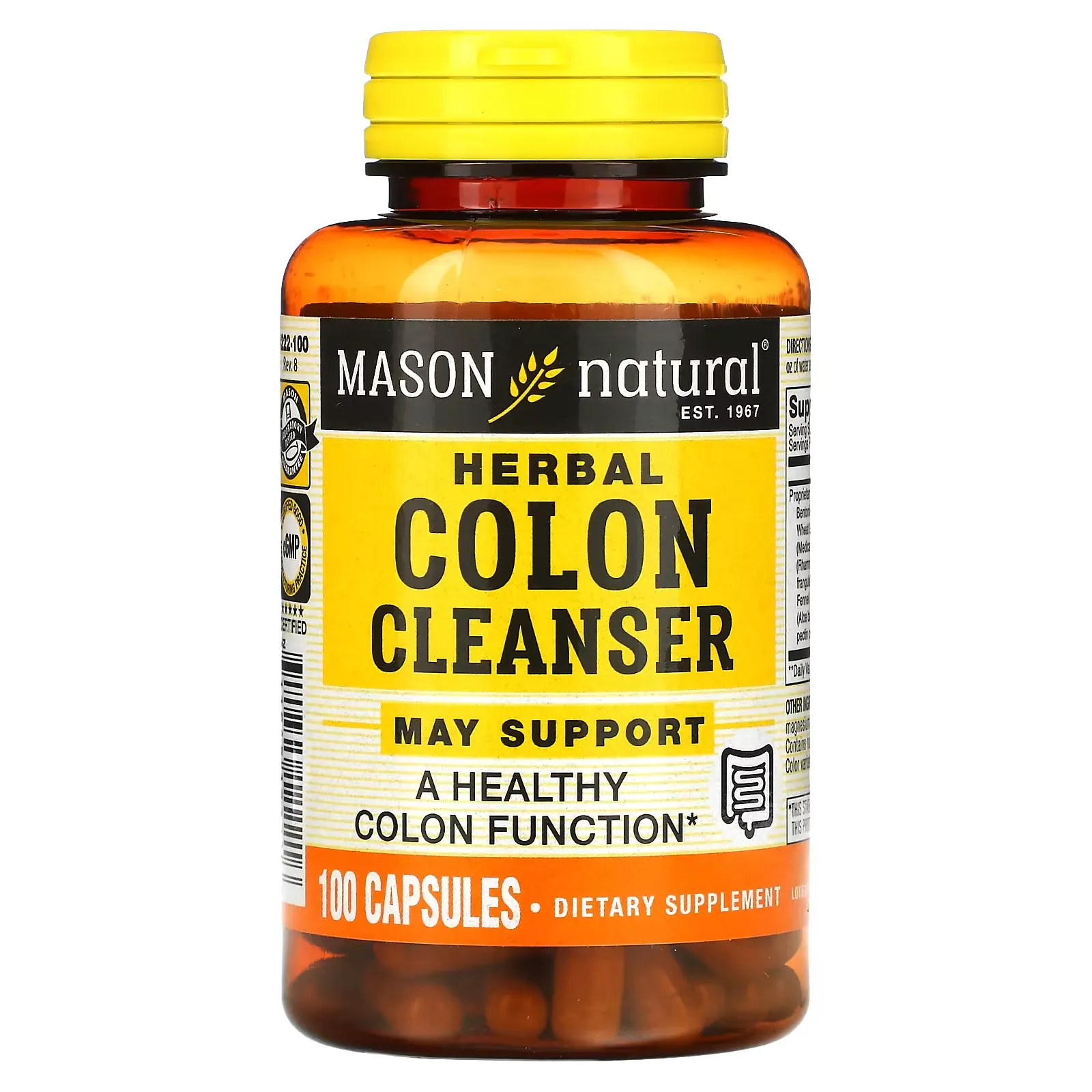 Herbal Colon Cleanser, 100 Capsules