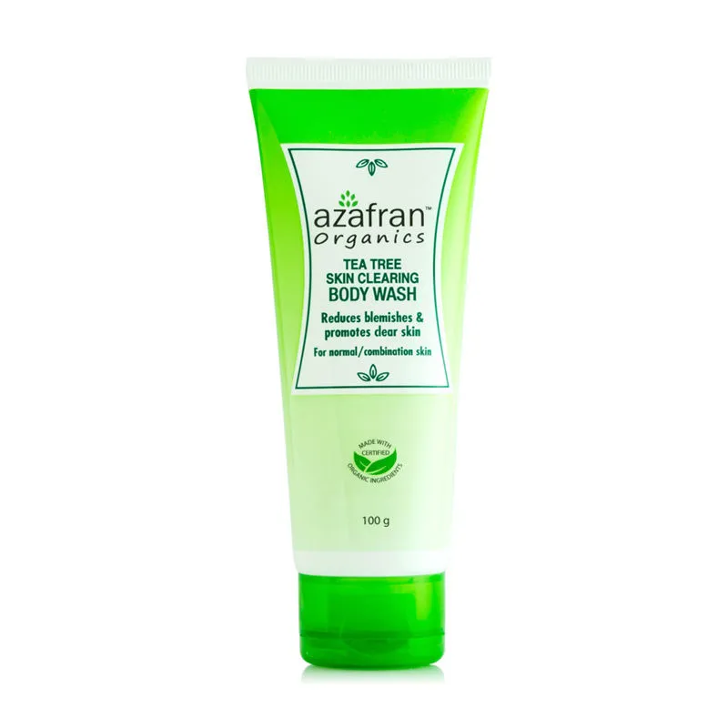 Azafran Organics Tea Tree Skin Clear Body Wash