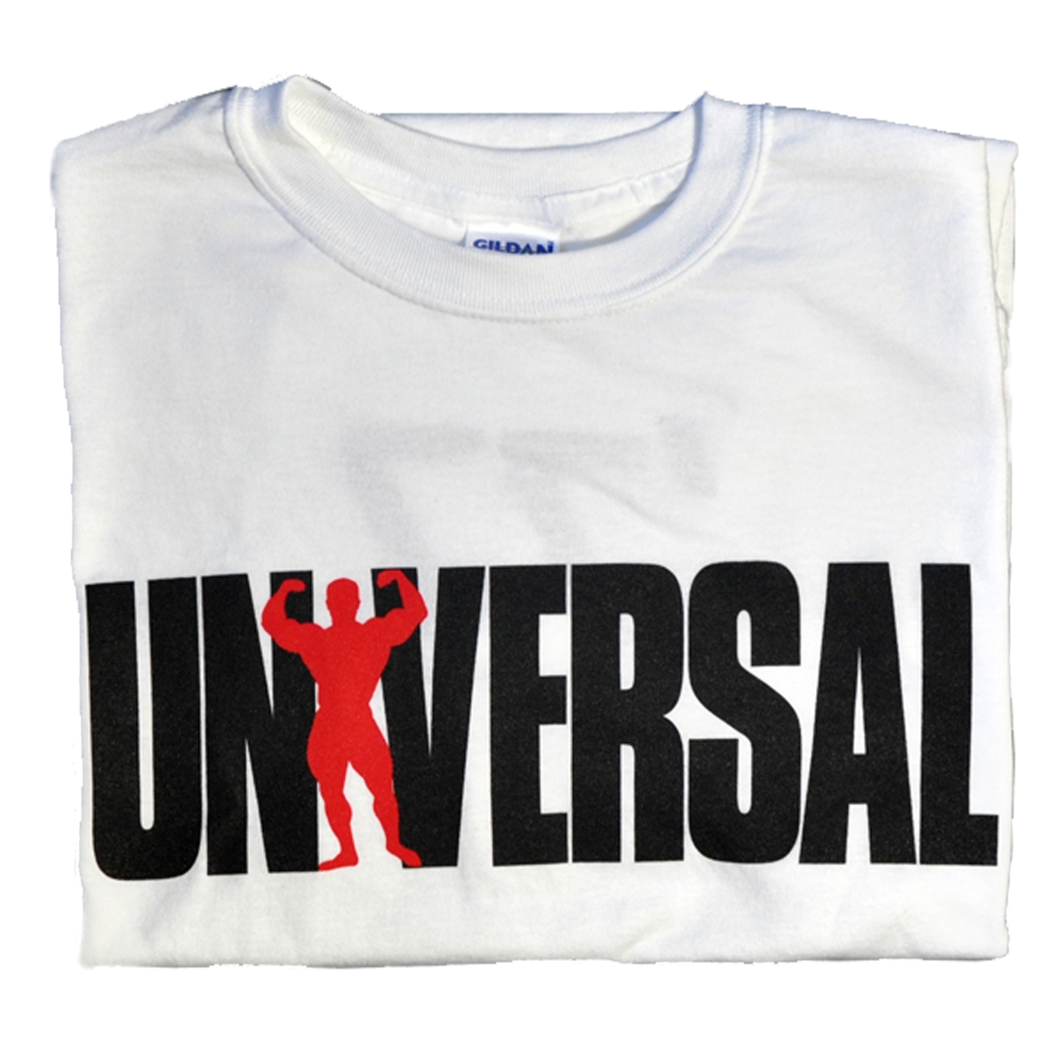 Universal Nutrition White Logo T-Shirt Large