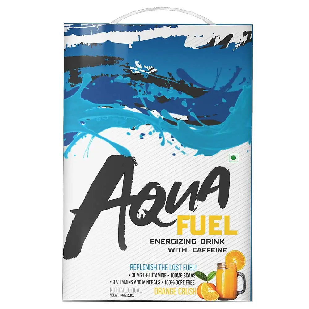 Absolute Nutrition Aqua Fuel Powder Instant Energy Drink,  2.2 lb  Orange